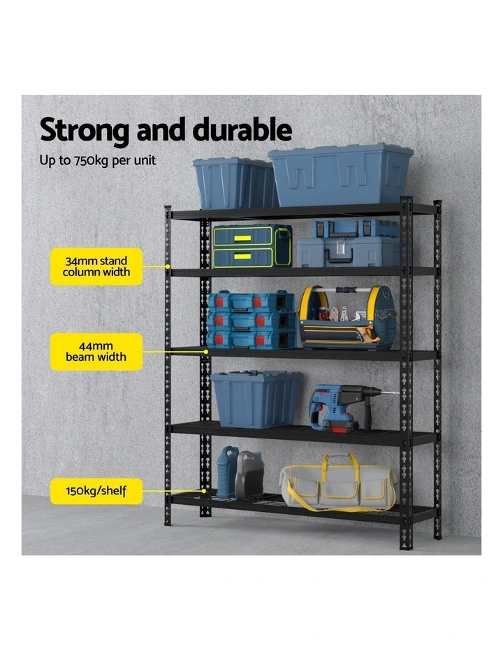 4 x 1.8M Giantz Garage Shelving Warehouse Rack image 5