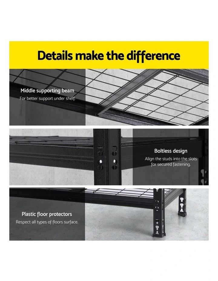 4 x 1.8M Giantz Garage Shelving Warehouse Rack image 7