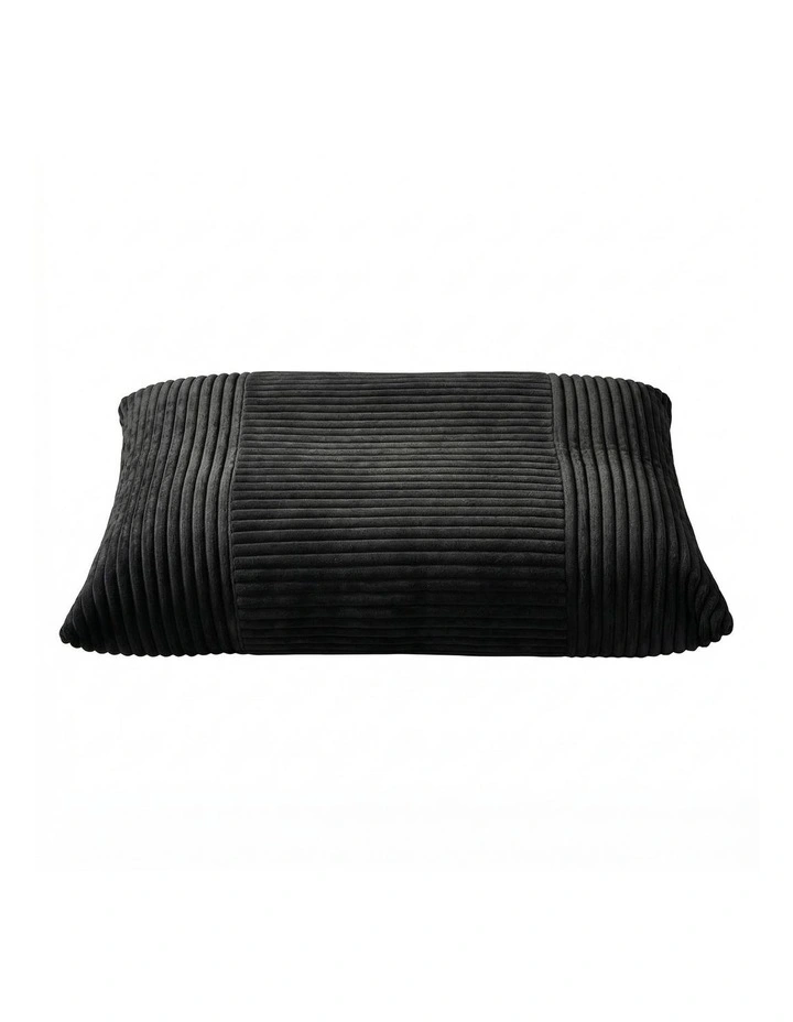 Artiss 3-in-1 Bean Bag Chair for Living Room Convertible Floor Sofa Dark Grey image 2