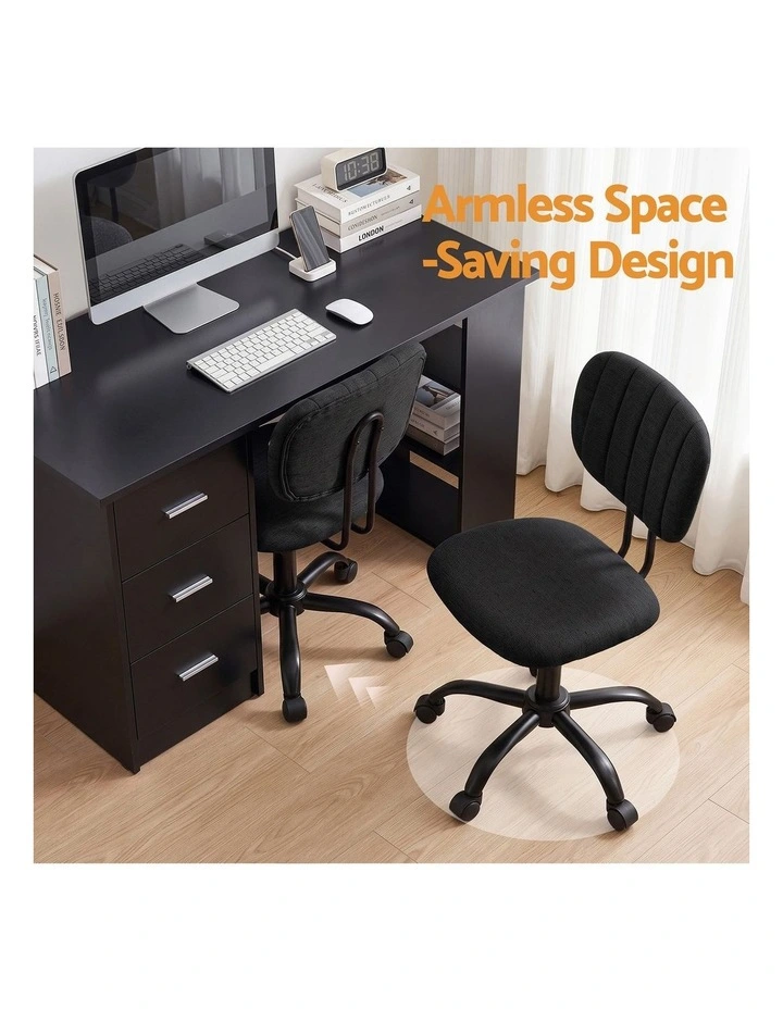 Artiss Office Desk & Chair Set 120cm with Drawers Shelves Adjustable Office Chair image 5