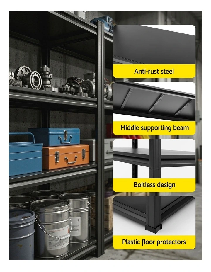 Giantz Garage Shelving 1.8X1.2m Warehouse Rack Storage Shelves Workshop Racks Steel image 7