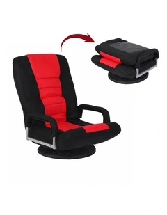 Artiss Floor Gaming Chair with 360 Swivel, 6-Position Backrest for Gaming
