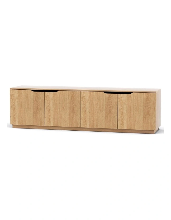 Artiss TV Unit Entertainment Unit Storage Cabinet 180cm Pine image 1