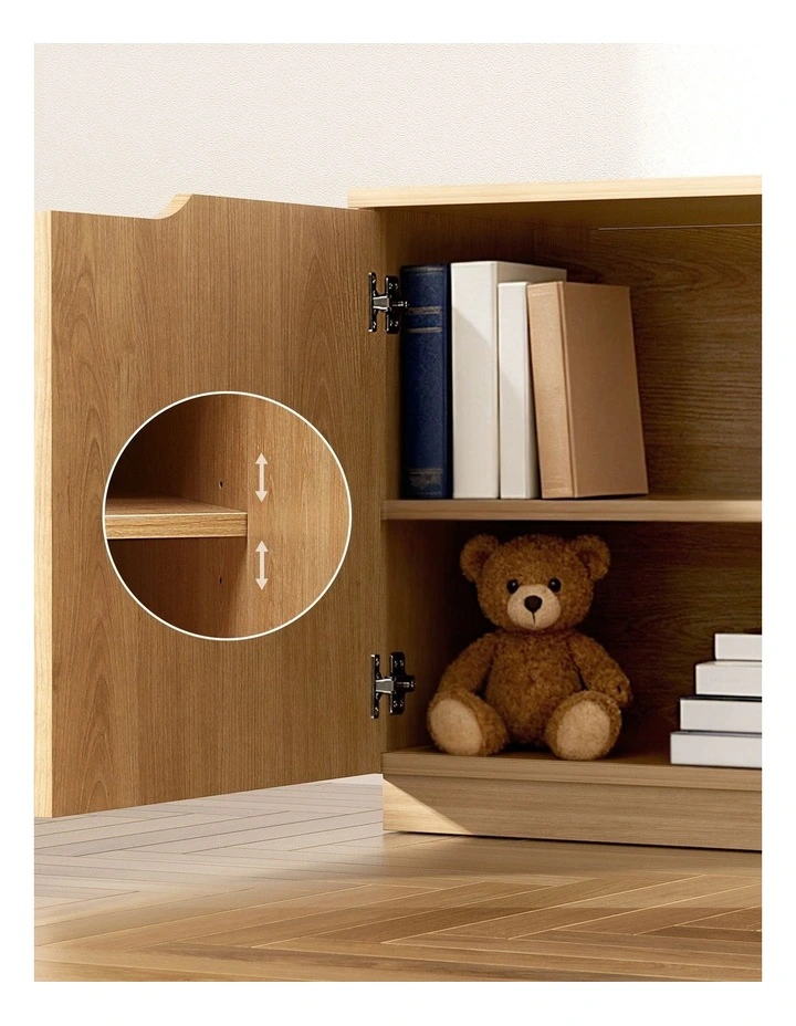 Artiss TV Unit Entertainment Unit Storage Cabinet 180cm Pine image 7