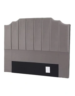 Artiss Bed Head Headboard Queen Velvet 153CM - Grey