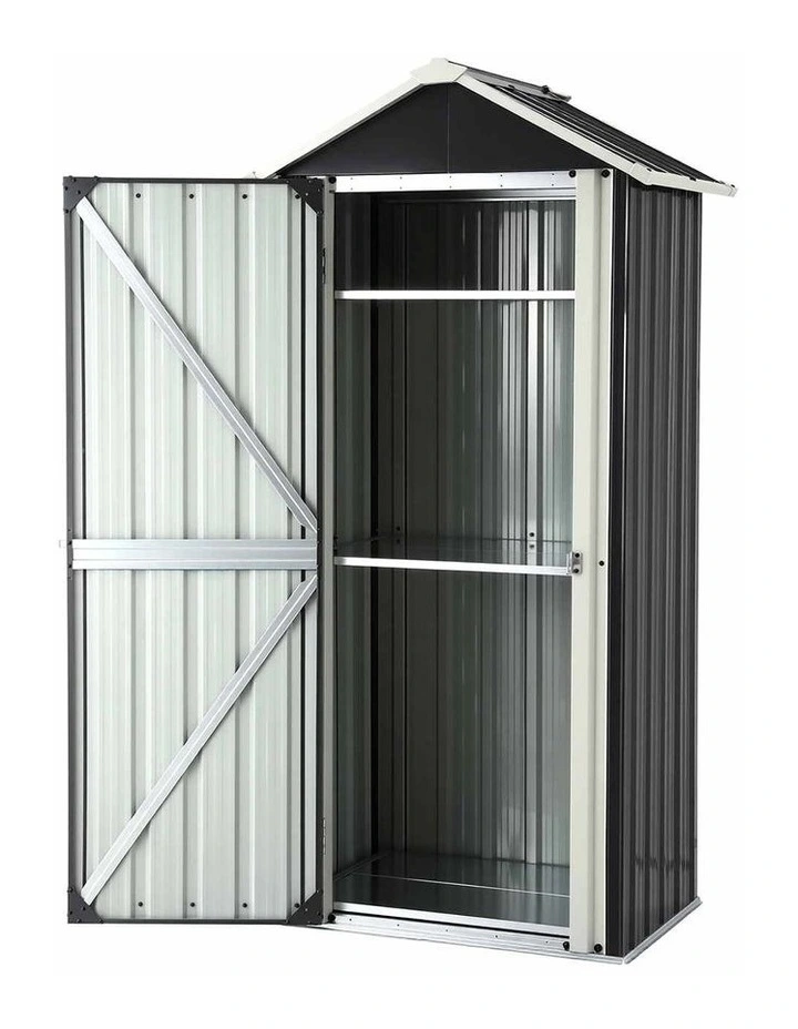 Gardeon Outdoor Storage Cabinet Garden Shed Steel Tool Lockable Cupboard Adjustable Shelves image 1