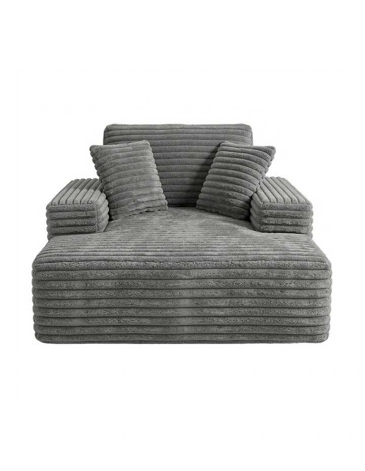 Artiss Sofa Bed Lounge Chair Recliner Couch Reading Chairs Sleeper Cloud Sofas image 2