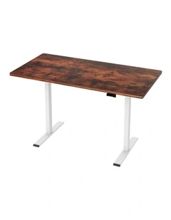 Artiss Standing Desk Motorised Dual Motor 140CM Rustic Brwon