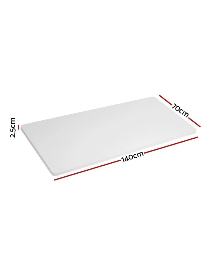 Artiss Standing Desk Top White 140CM image 2