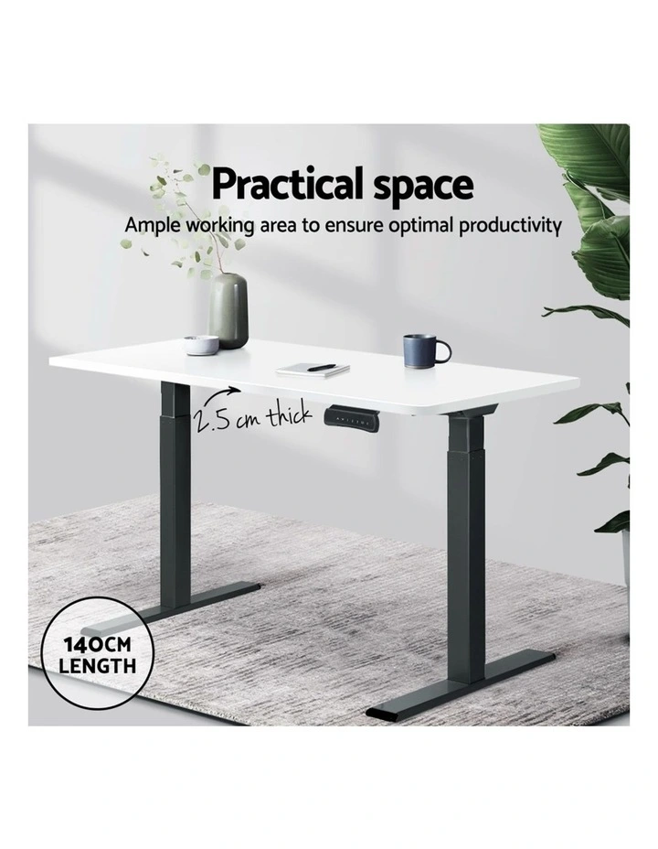 Artiss Standing Desk Top White 140CM image 5