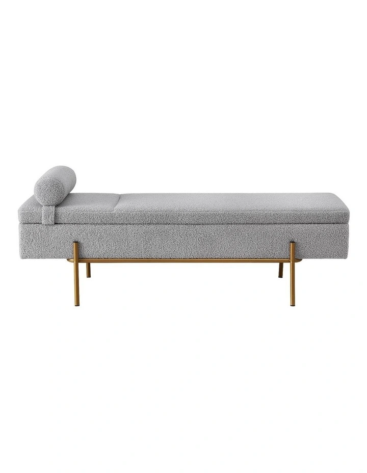 Artiss Storage Ottoman Bed 140cm Pillow Foot Stool image 2