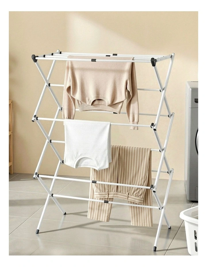 Artiss Clothes Rack Foldable Airer Drying Rack Portable No Assembly Required image 3
