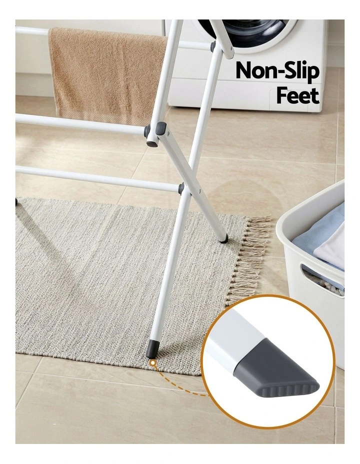Artiss Clothes Rack Foldable Airer Drying Rack Portable No Assembly Required image 6
