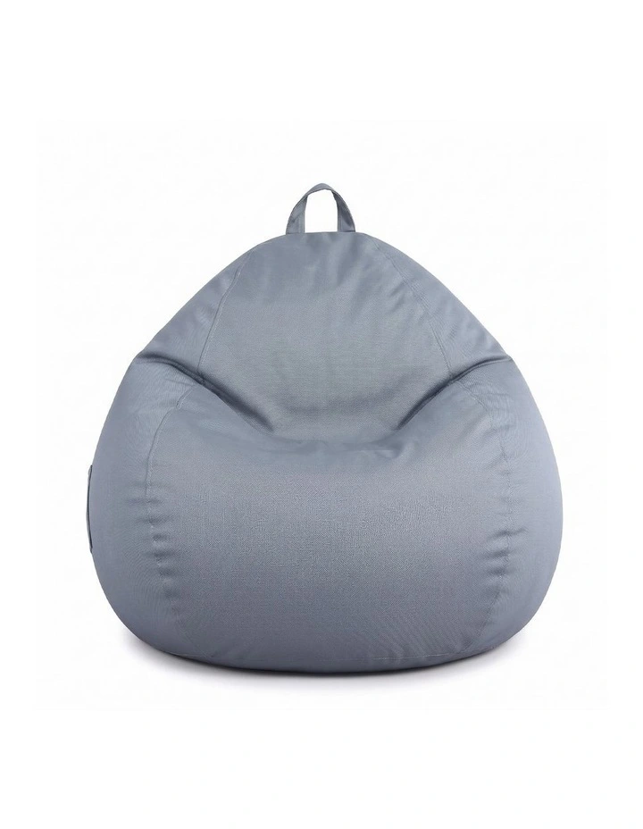 Artiss Outdoor Splash-Proof Bean Bag Chair Cover No Filler Grey image 2