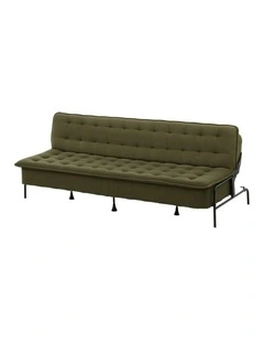 Artiss 1.9m 3-Seater Sofa Bed Innerspring Adjustable Couch Green
