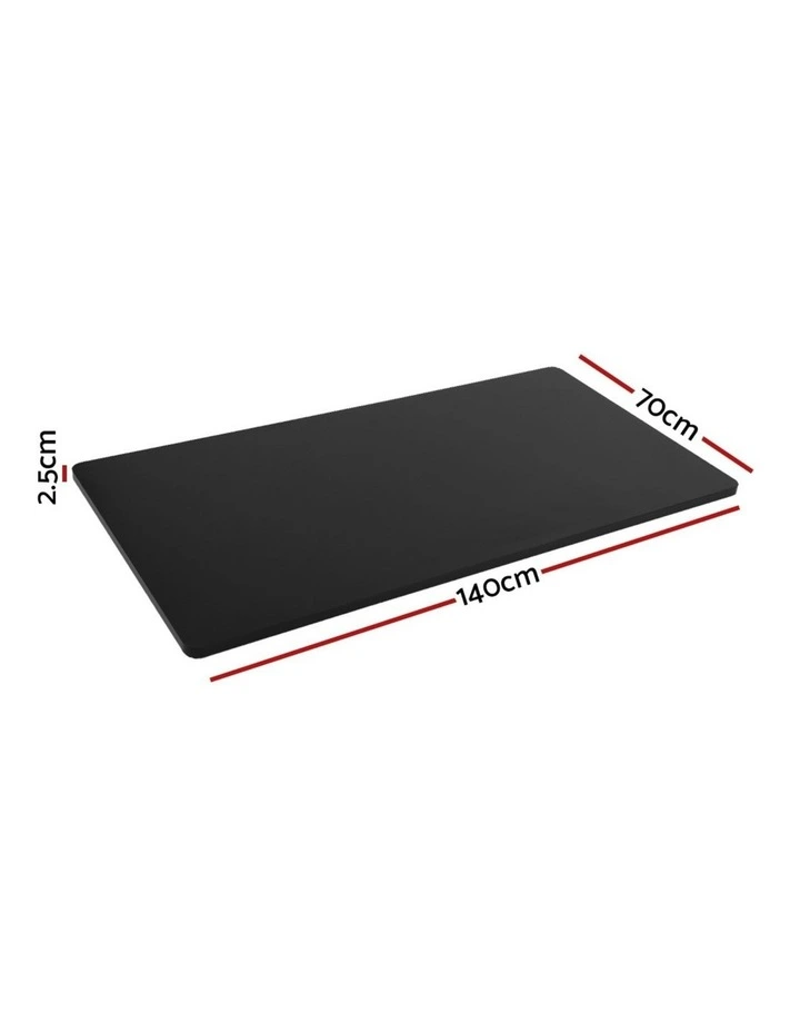 Artiss Standing Desk Top Black 140CM image 2