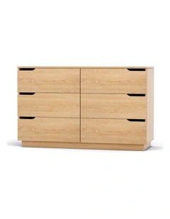 Artiss 6 Chest of Drawers Dresser Table Pine