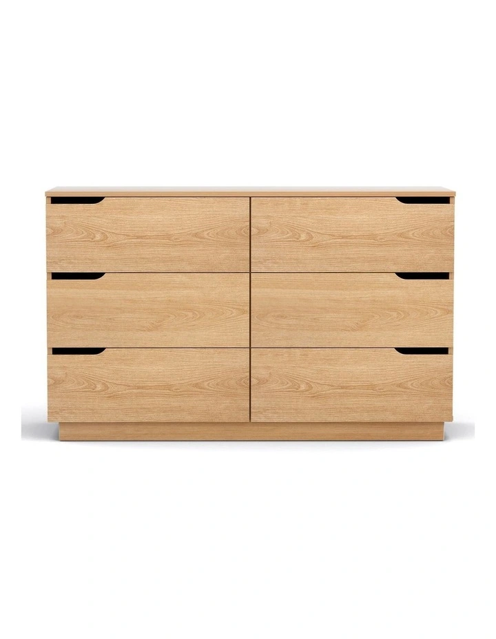 Artiss 6 Chest of Drawers Dresser Table Pine image 3