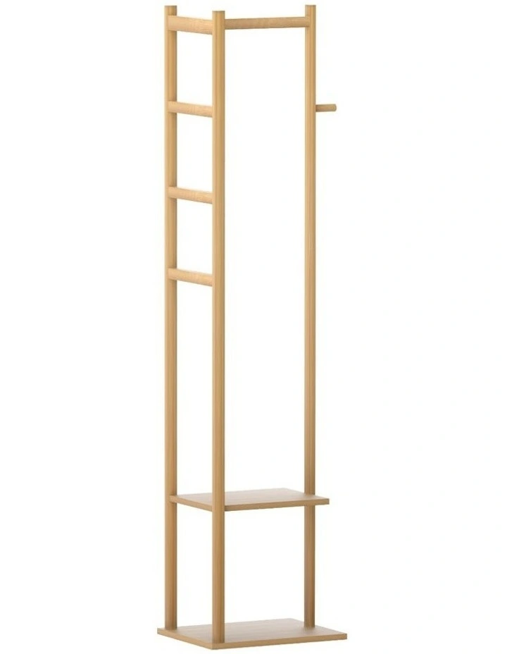 Artiss Clothes Rack Airer Coat Stand Bamboo image 3