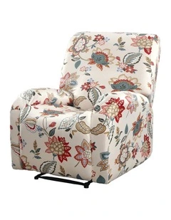 Artiss Stretch Kids Recliner Cover 4-Pieces Recliner Chair Slipcovers Printed Polyester