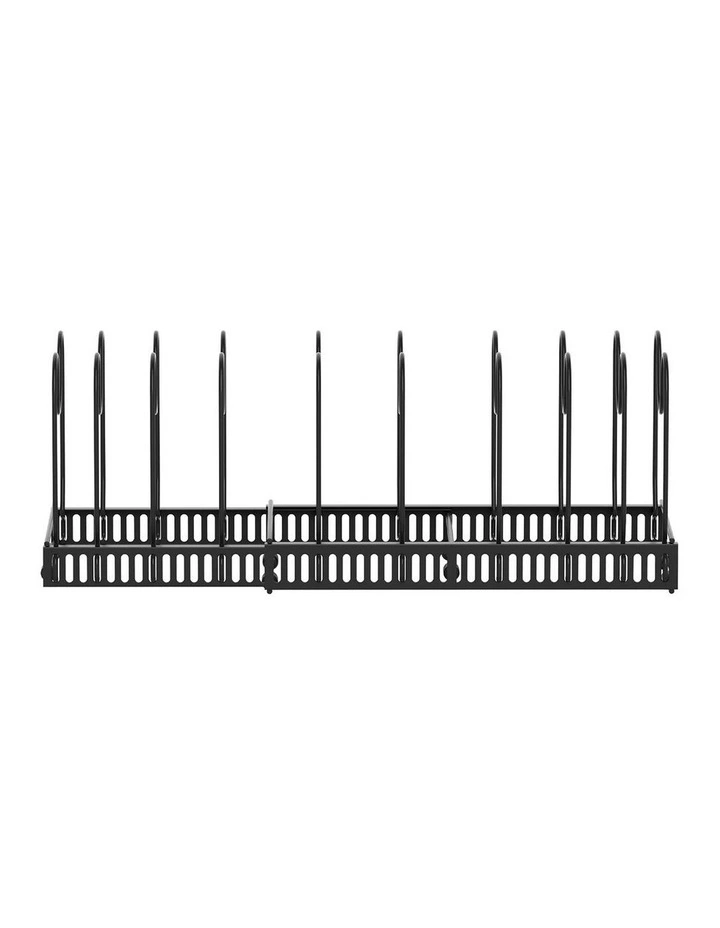 Artiss Expandable Pots and Pans Organizer Rack Cookware Holder Kitchen Cabinet Rack image 2