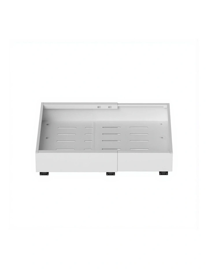 Artiss 2 Pack Pull Out Drawers for Cabinets Expandable Cabinet Organizer White image 2