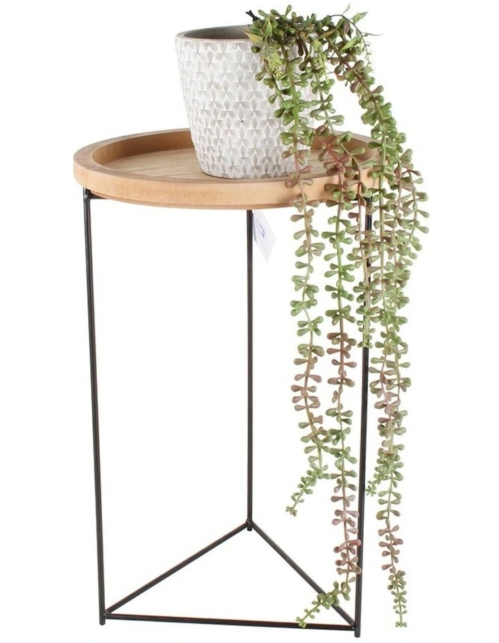 Ardano Wood/Metal Side Table 2 Pack in Black image 2