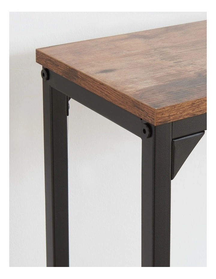 2 Tier Console Table with Power Outlets and USB Ports, Entryway Table with Charging Station & Shelf image 5