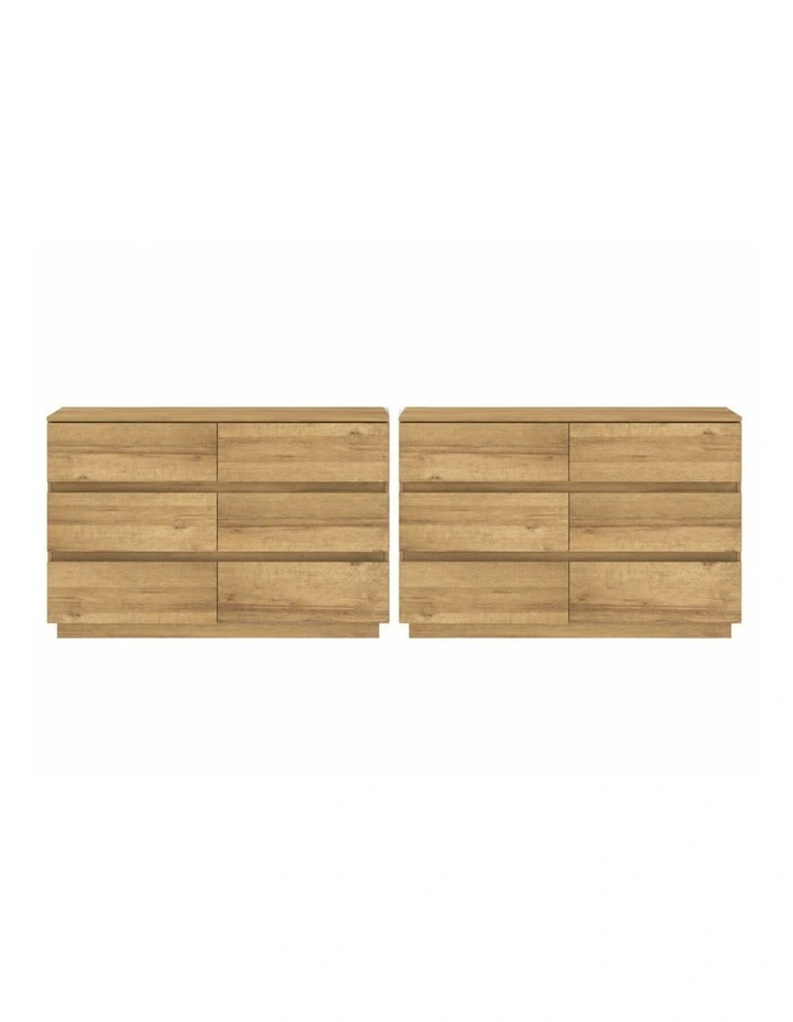 Light Oak 12 Chest of Drawers Dressers Lowboy image 1