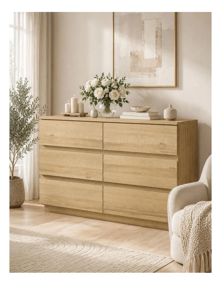 Light Oak 12 Chest of Drawers Dressers Lowboy image 4