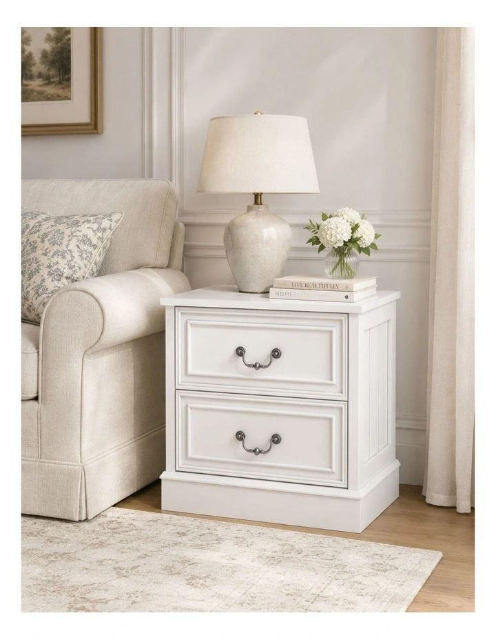 6 Drawer Chest of Drawers Bedside Table Bedroom Set image 5