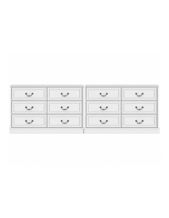 HAMPTON Vintage 6-Drawer Dresser Set of 2 image 1