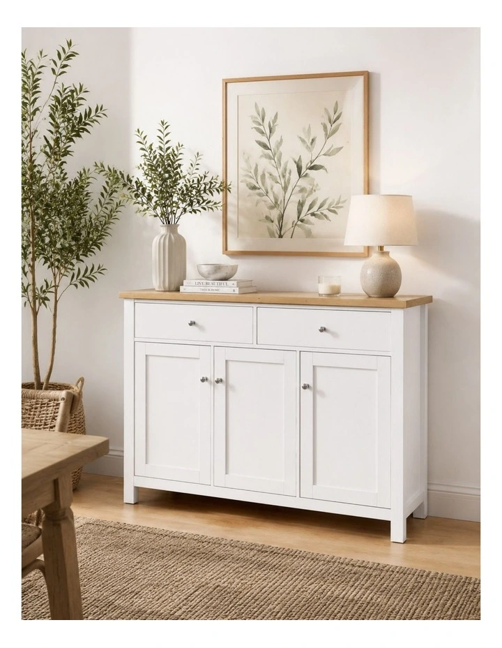 Clifton Buffet Sideboard Set of 3 With 2 Drawers & 3 Doors image 2