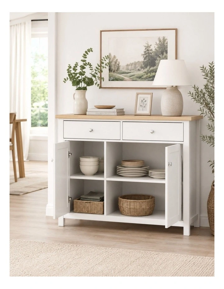 Clifton Buffet Sideboard Set of 3 With 2 Drawers & 3 Doors image 4