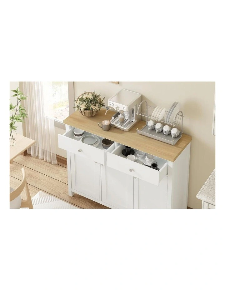 Clifton Buffet Sideboard Set of 3 With 2 Drawers & 3 Doors image 7
