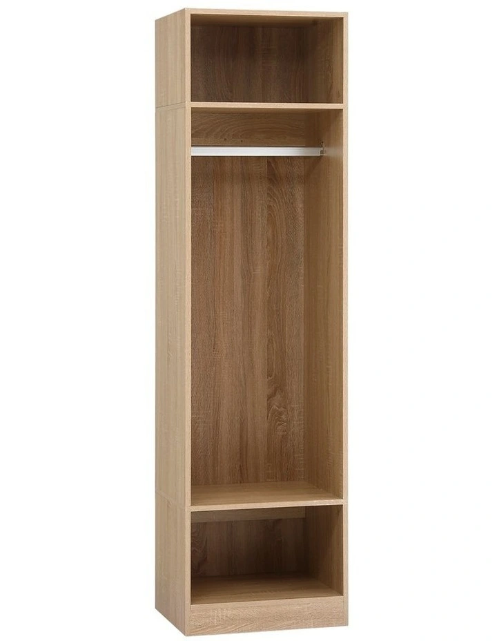 Artiss Wardrobe Clothes Closet Storage Organizer Shelf Pine image 1