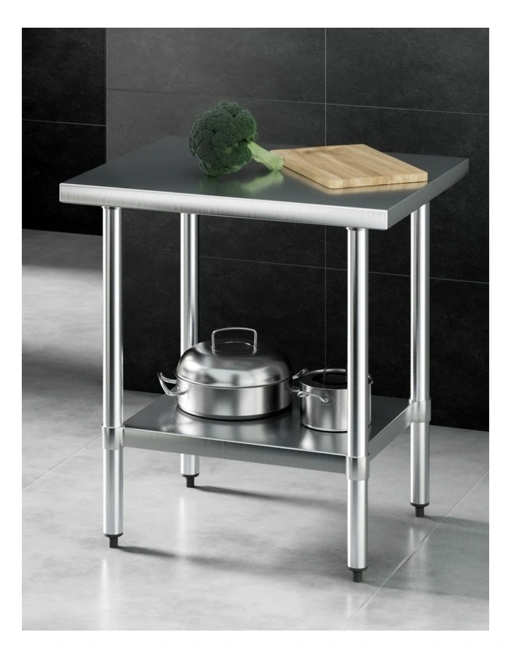 Cefito Stainless Steel Kitchen Bench Work Table 610 x760MM 430 image 4