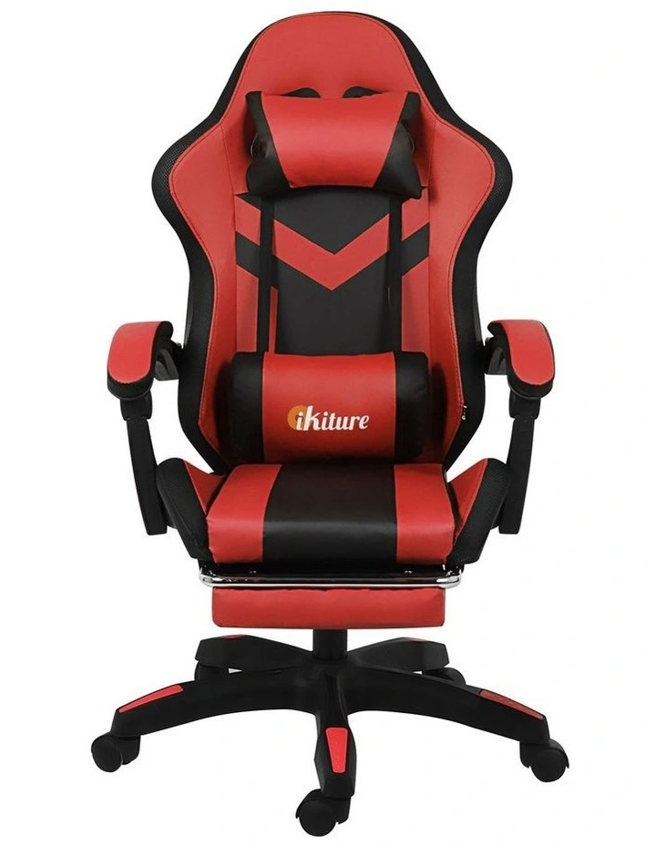 Oikiture LED Massage Gaming Chair image 2