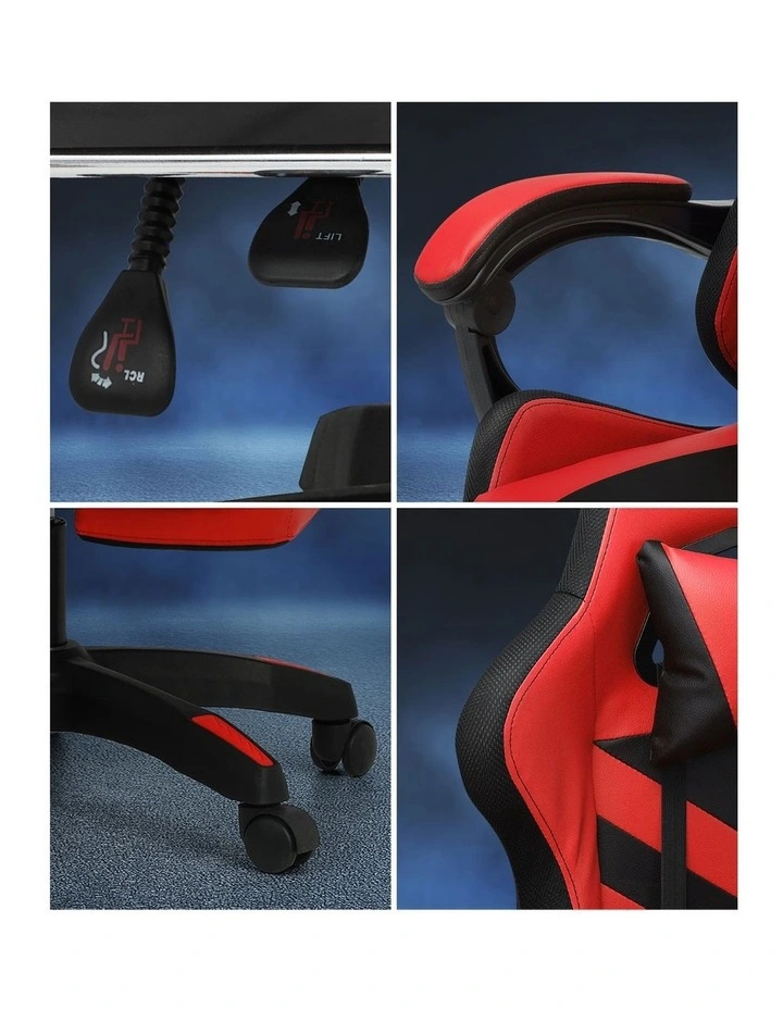 Oikiture LED Massage Gaming Chair image 7