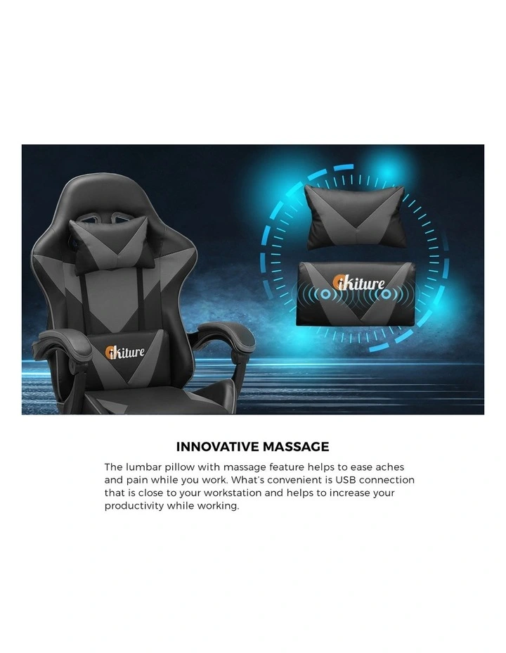 Oikiture Massage Gaming Chair image 7