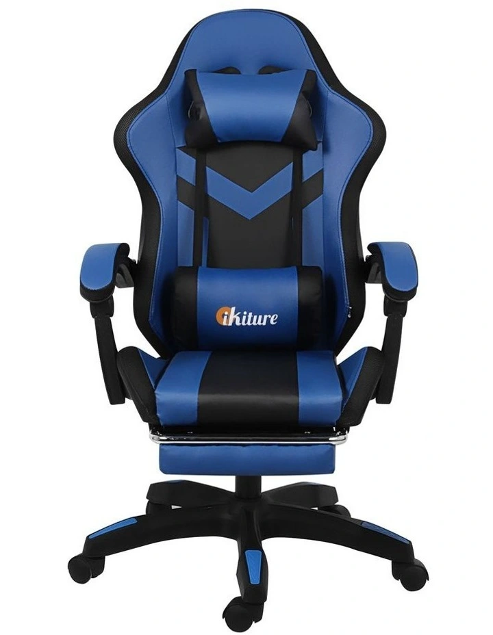 Oikiture LED Massage Gaming Chair image 2