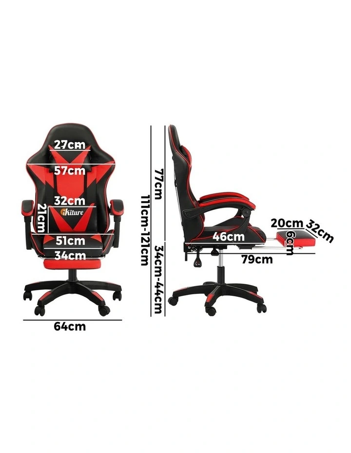 Oikiture Massage Gaming Chair image 3