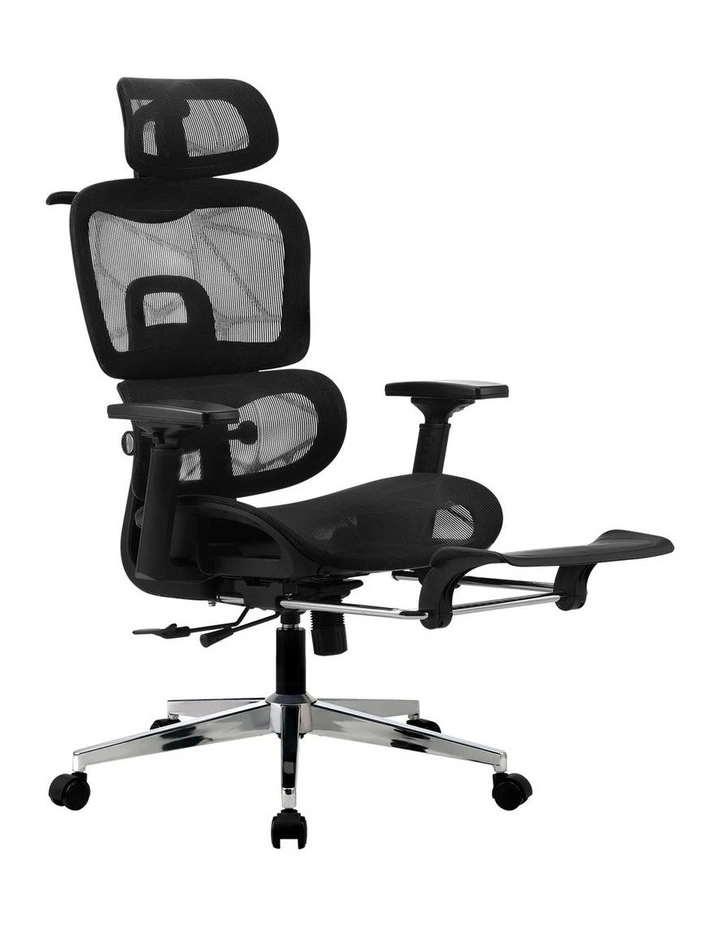 Oikiture Ergonomic Office Chair Black image 1