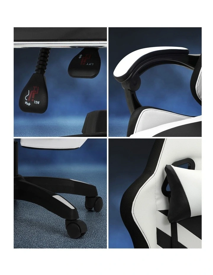 Oikiture LED Massage Gaming Chair image 7
