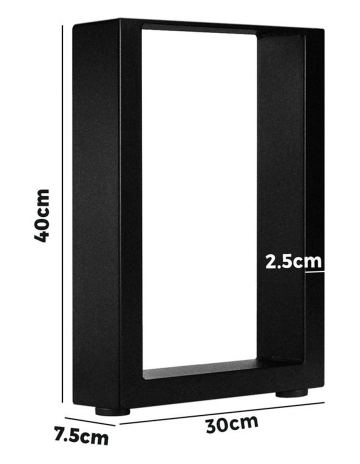 Oikiture 2X Coffee Dining Table Legs 40*30CM image 3