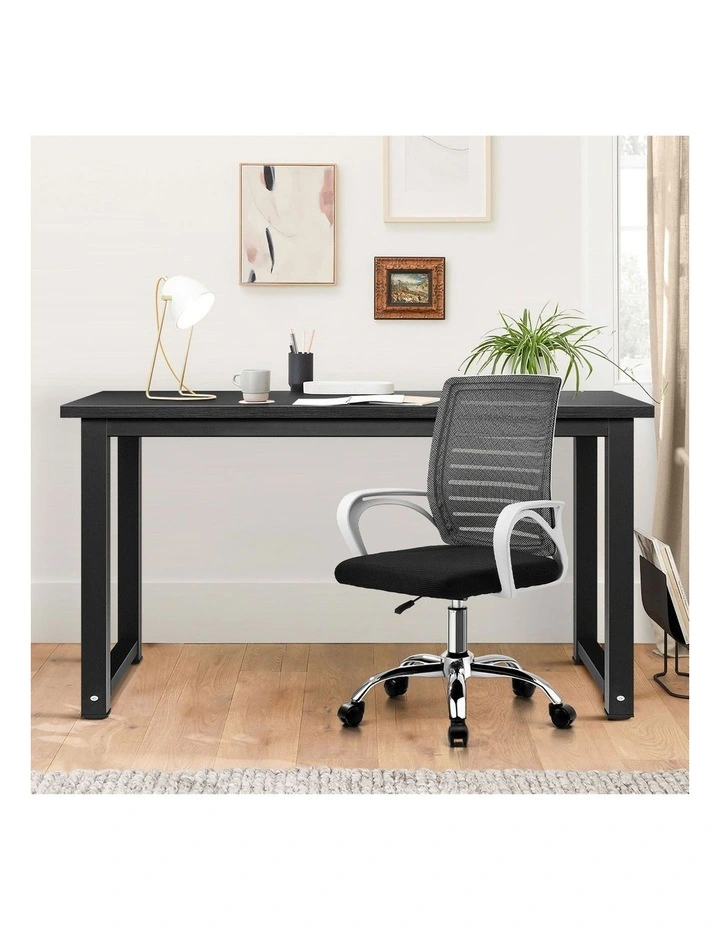 Oikiture Home Office Desk and Chair Set image 5