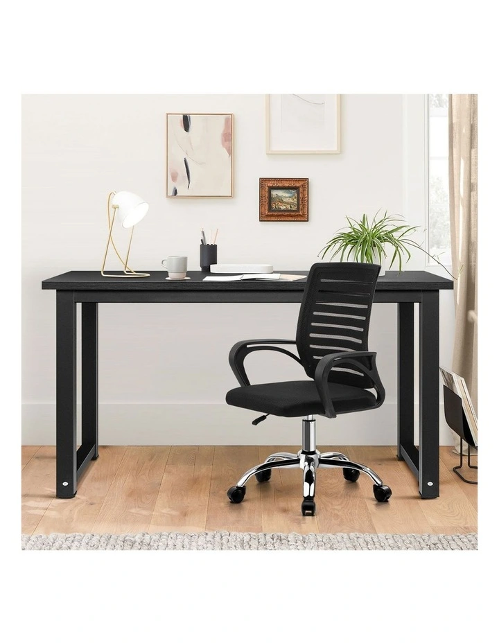 Oikiture Home Office Desk and Chair Set image 5