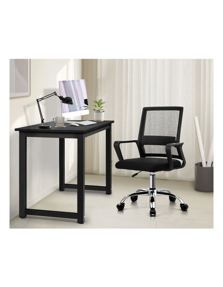 Oikiture Home Office Desk and Chair Set image 7