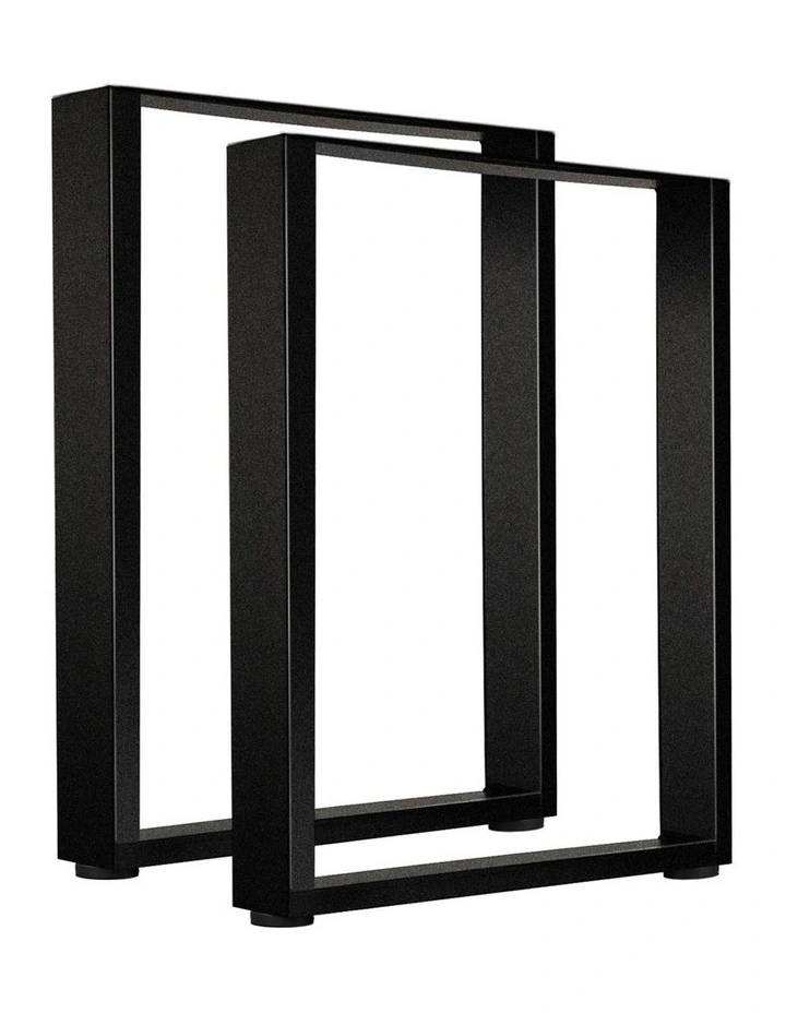 Oikiture 2X Coffee Dining Table Legs 71*50CM image 1