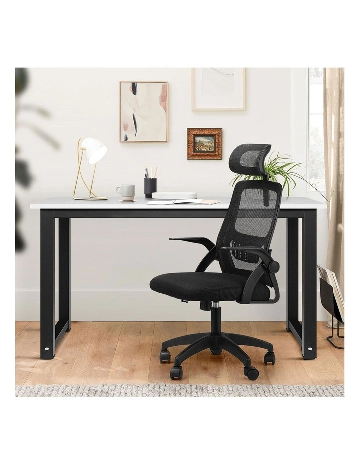 Oikiture Home Office Desk and Chair Set image 5